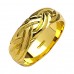 Irish Gold Wedding Ring - Livia - 10K Gold - Wide Dome Irish Wedding Rings